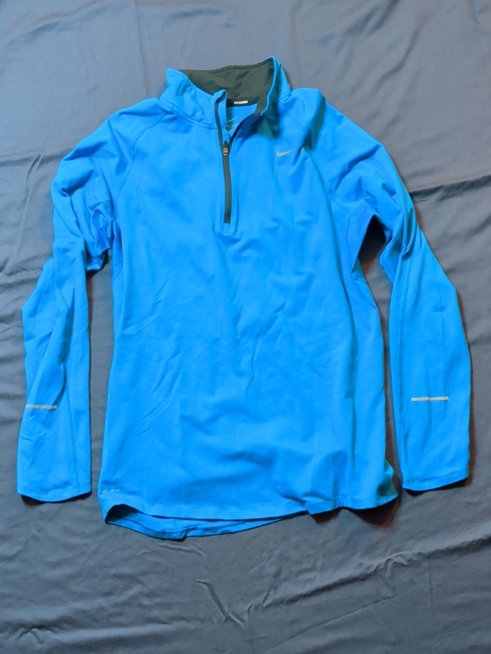 Nike Bright Blue Half-Zip Athletic Pullover